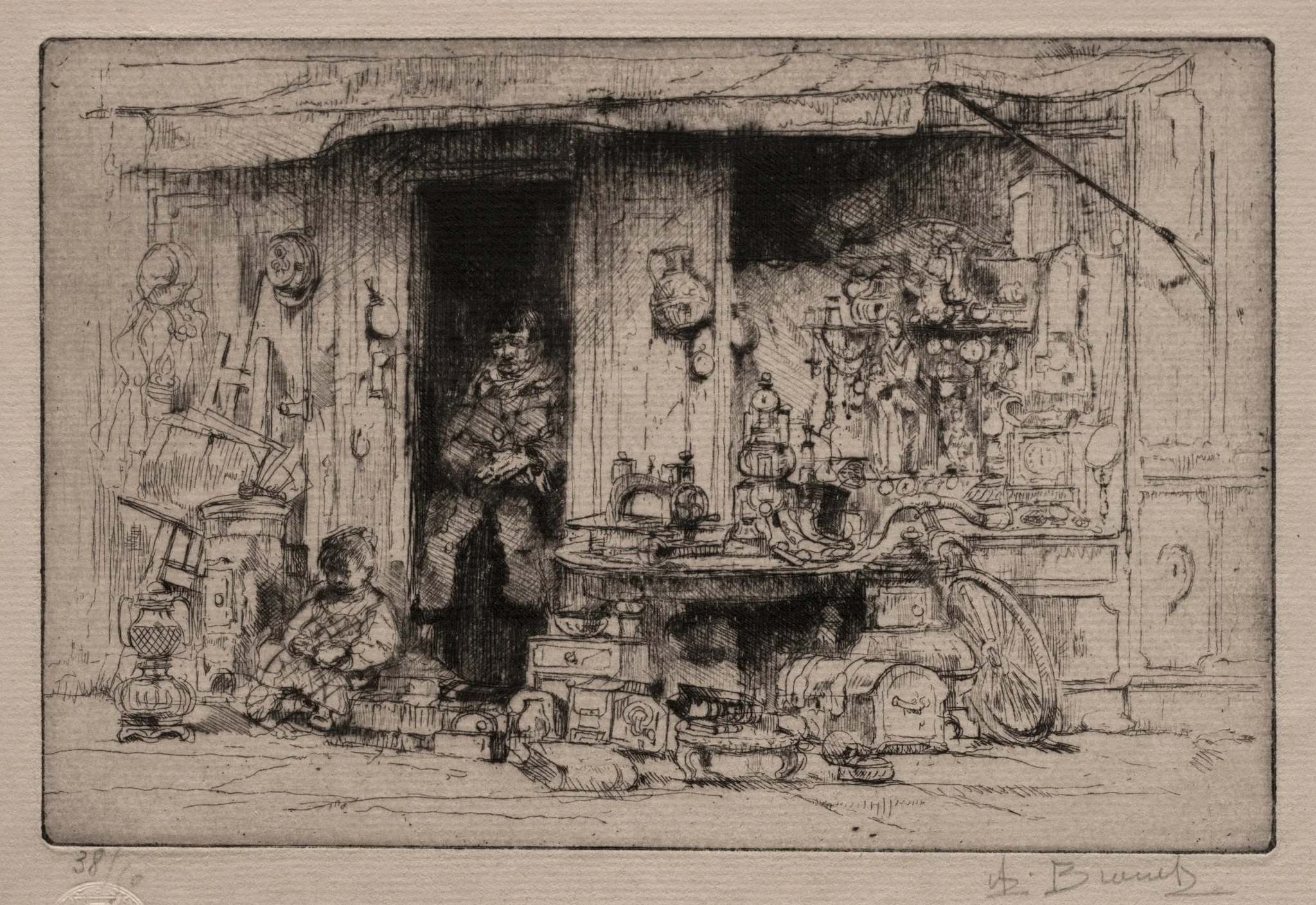 The Odds and Ends Dealer, by Auguste Brouet, 1922
