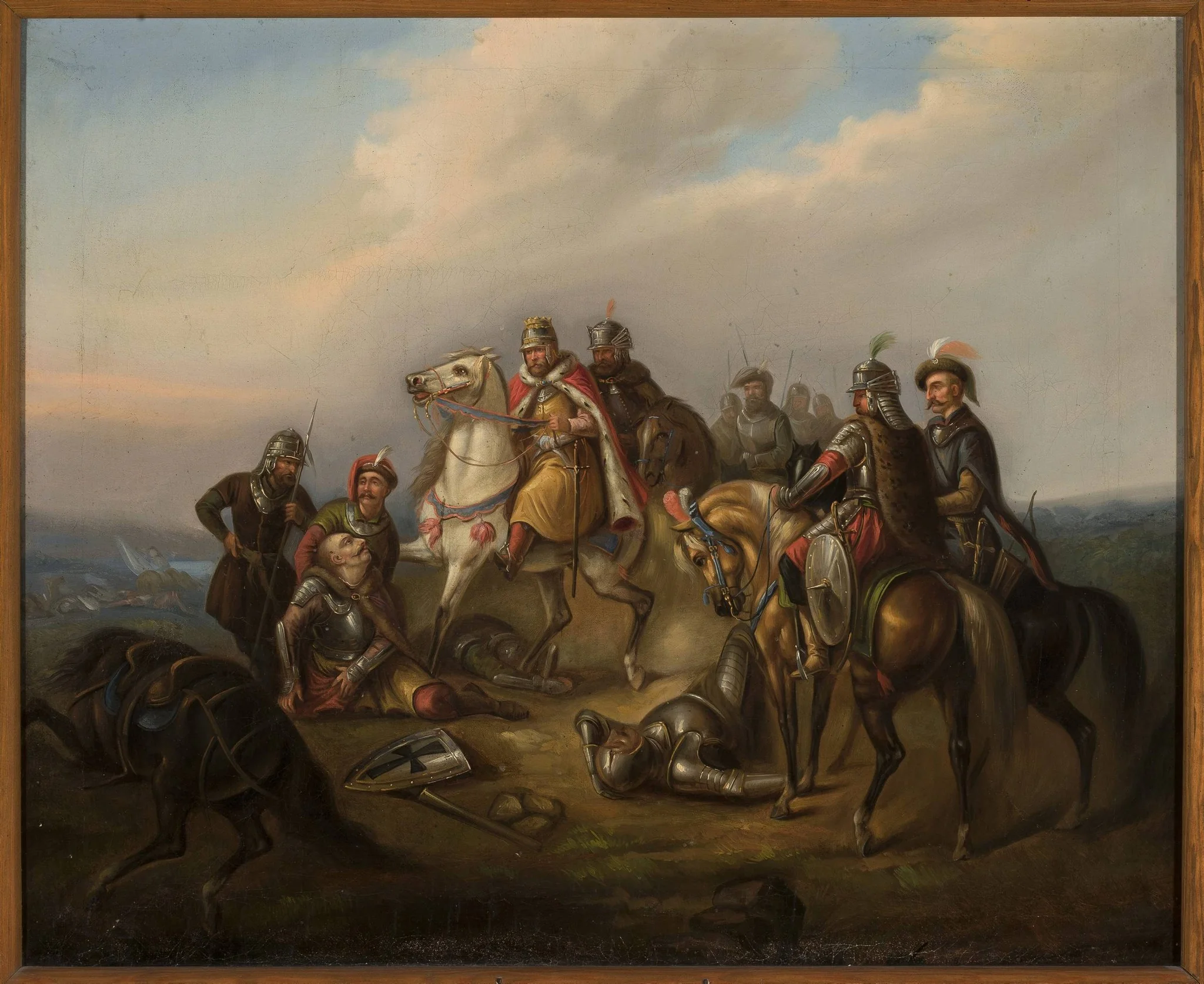 After the battle, by Feliks Sypniewski, oil, 1876