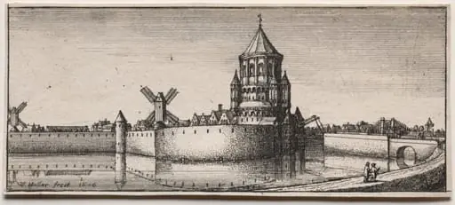 Moated Town Gate