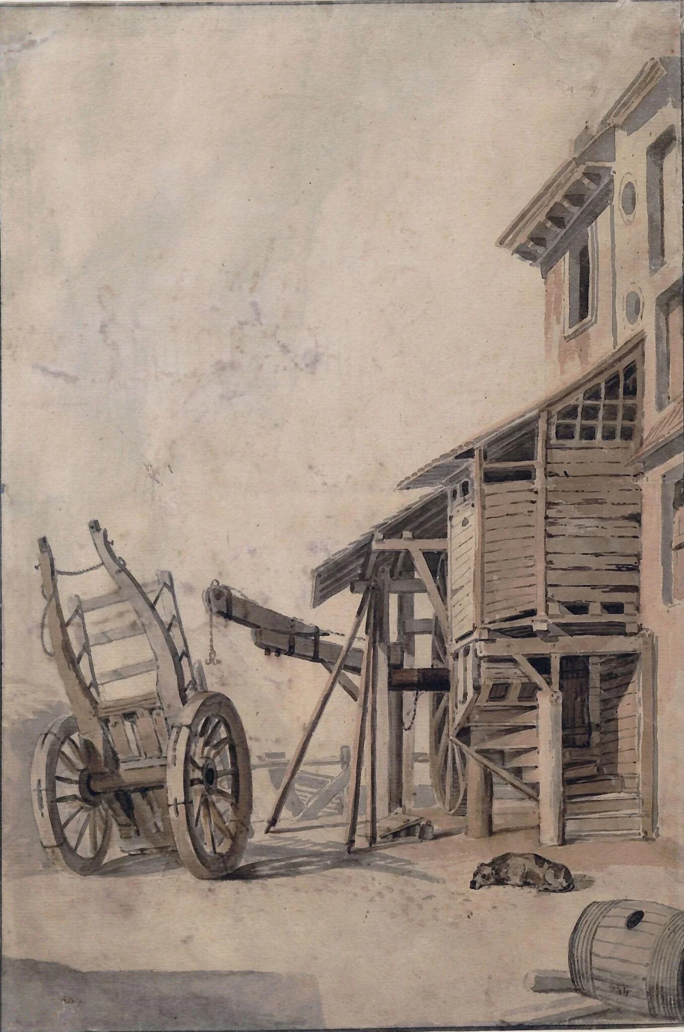 Old East India Wharf at London Bridge