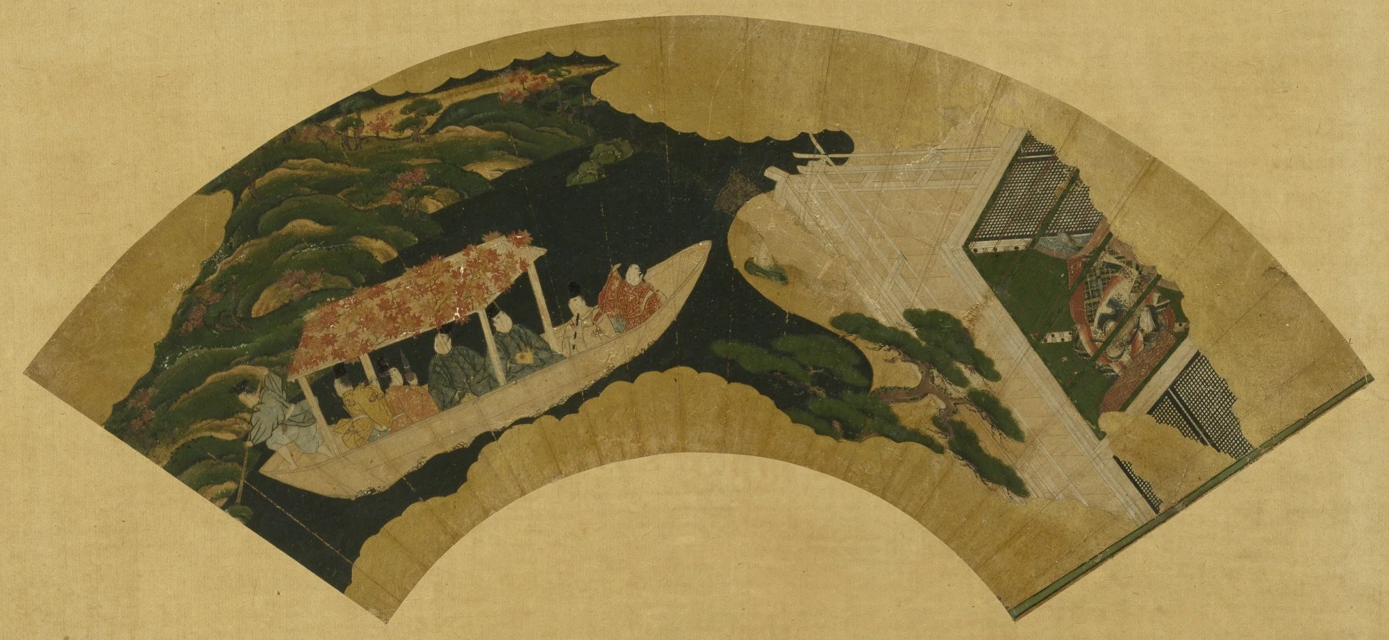 Trefoil Knots (chapter 47 from the GENJI MONOGATARI), by Unknown, unspecified