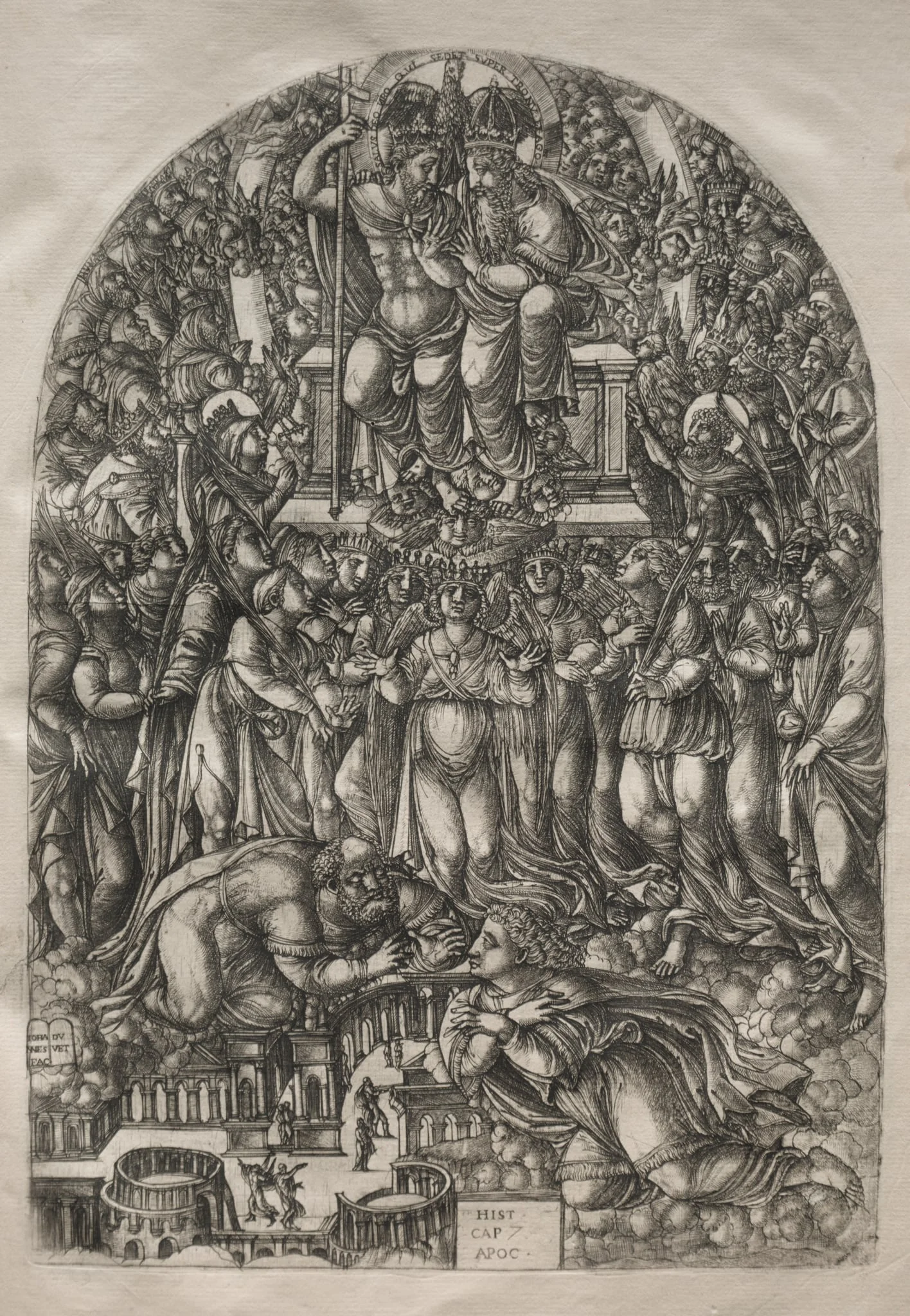 The Apocalypse:  An Innumerable Multitude Which Stand before the Throne, by Jean Duvet, 1551