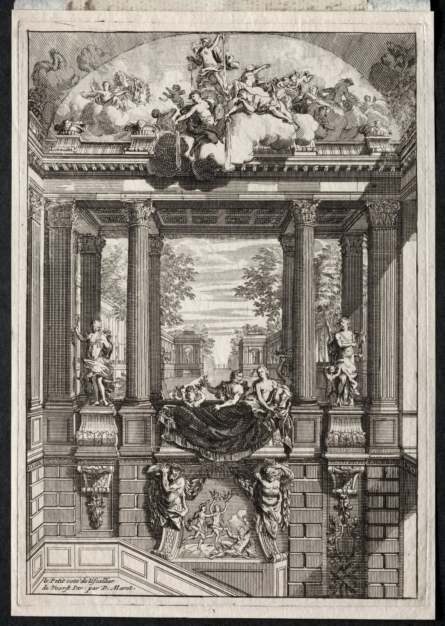 Staircase at the Palace of Voorst in Holland