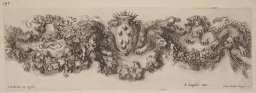 Festoon with Medici Coat of Arms