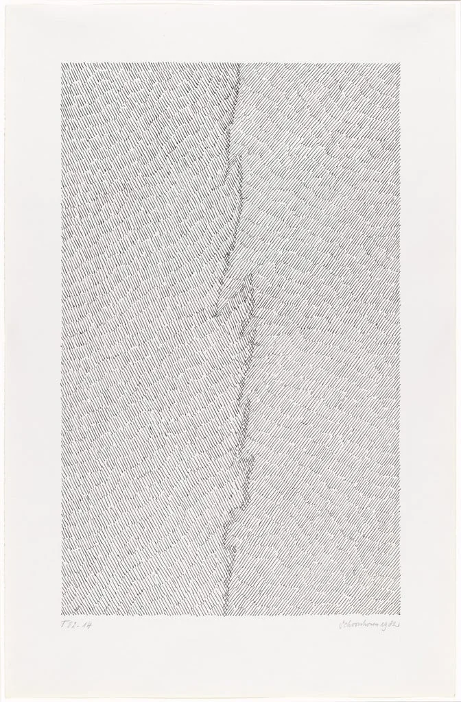 Untitled, by Jan J. Schoonhoven, graphite, 1982