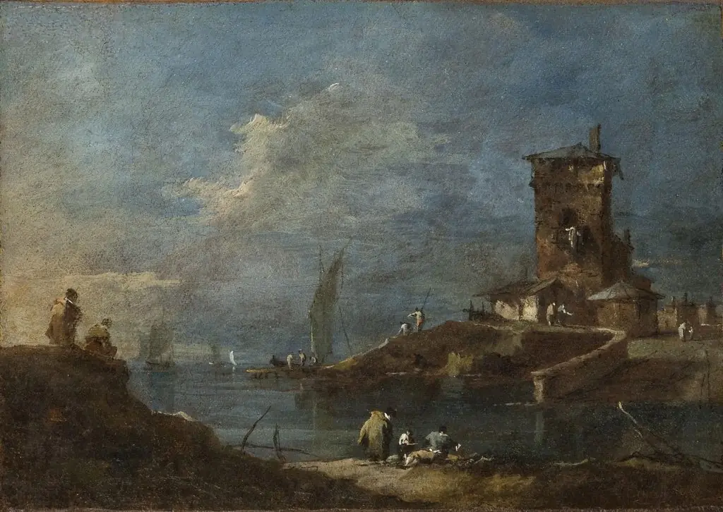 Seaport with a Castle