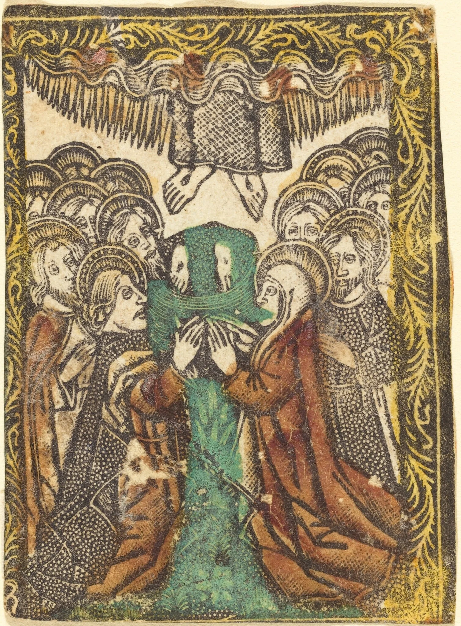 The Ascension, by German 15th Century, paint, 1470