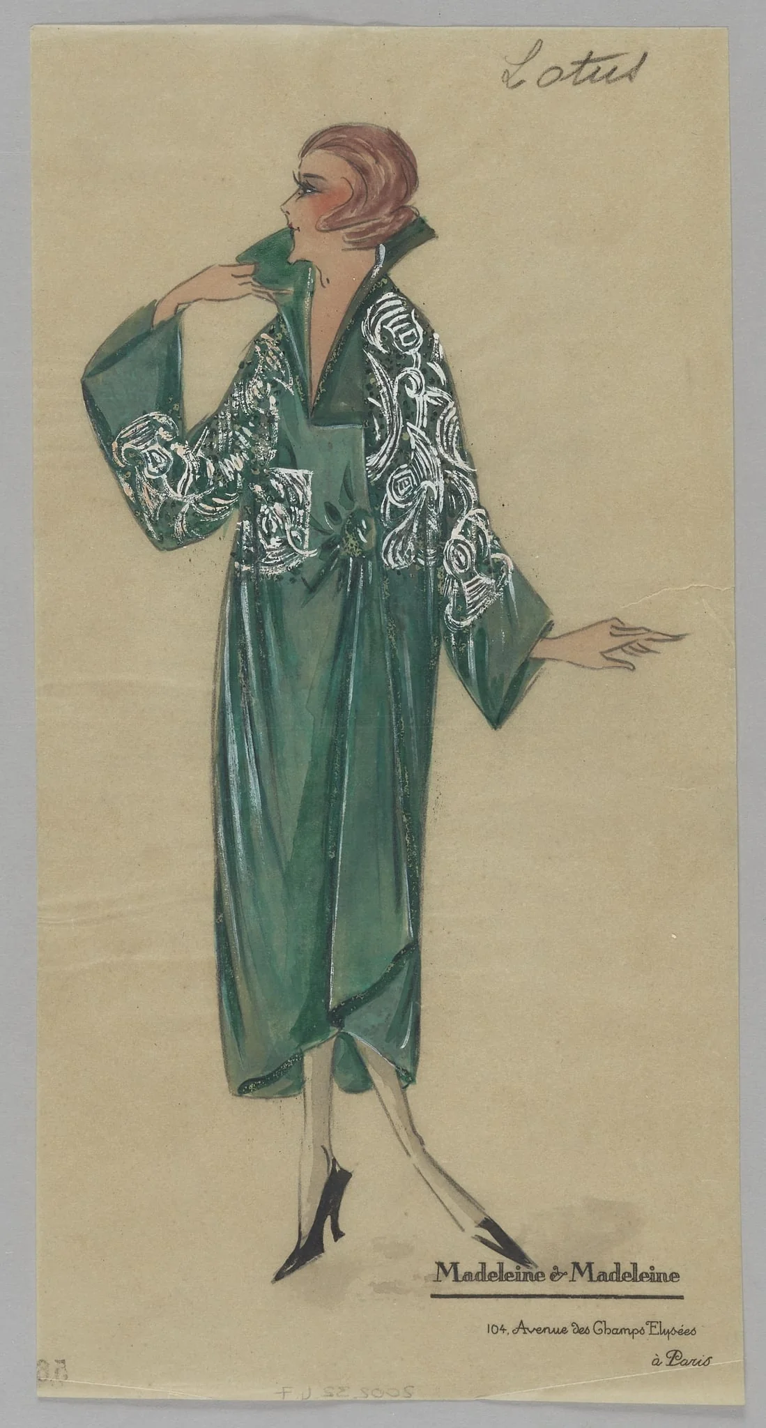 Lotus, by Madeleine & Madeleine, 1924