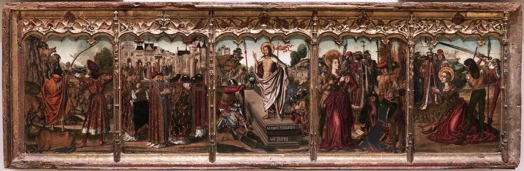 Predella with the Resurrection of Christ