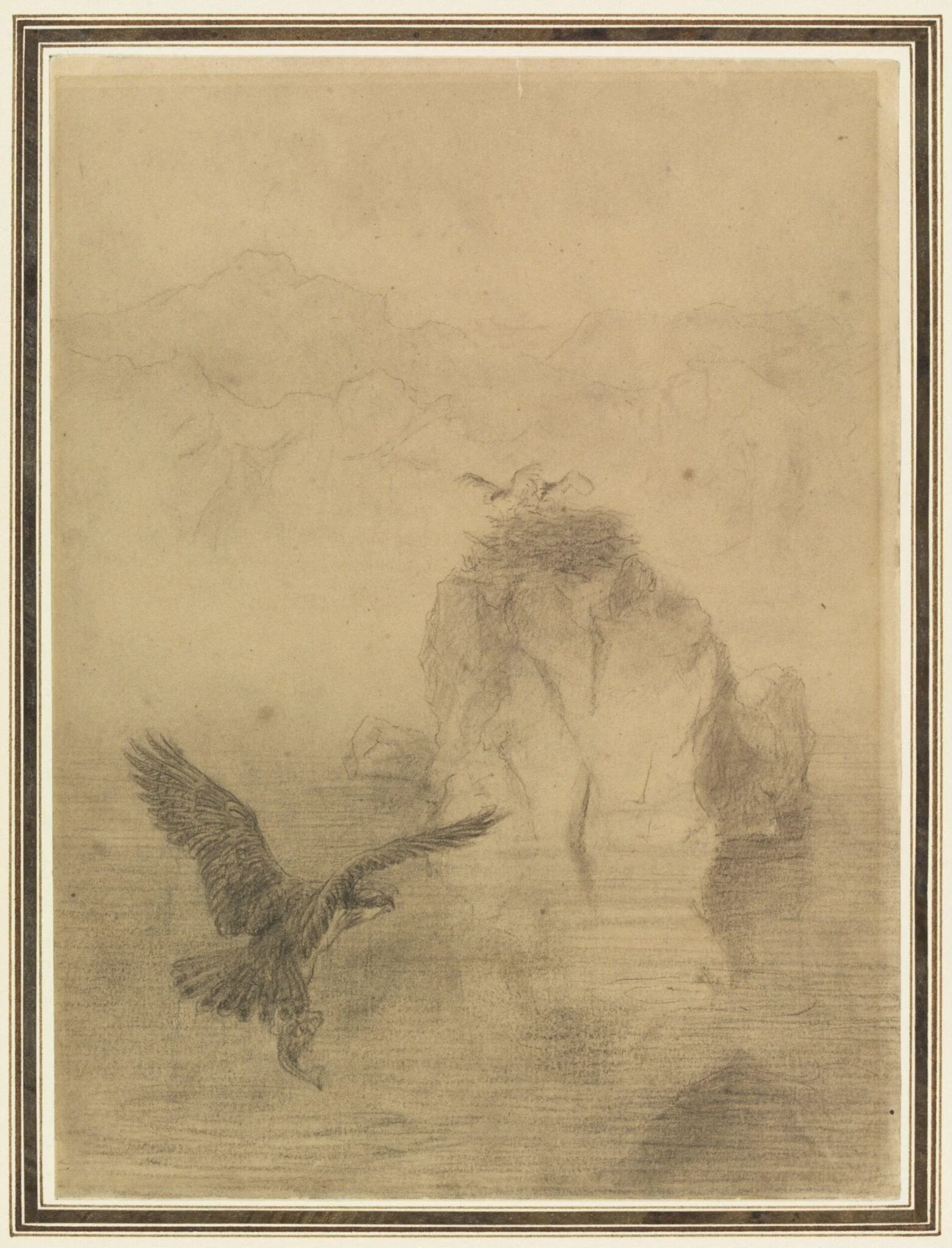The Island Sanctuary, by Joseph Wolf, 1874