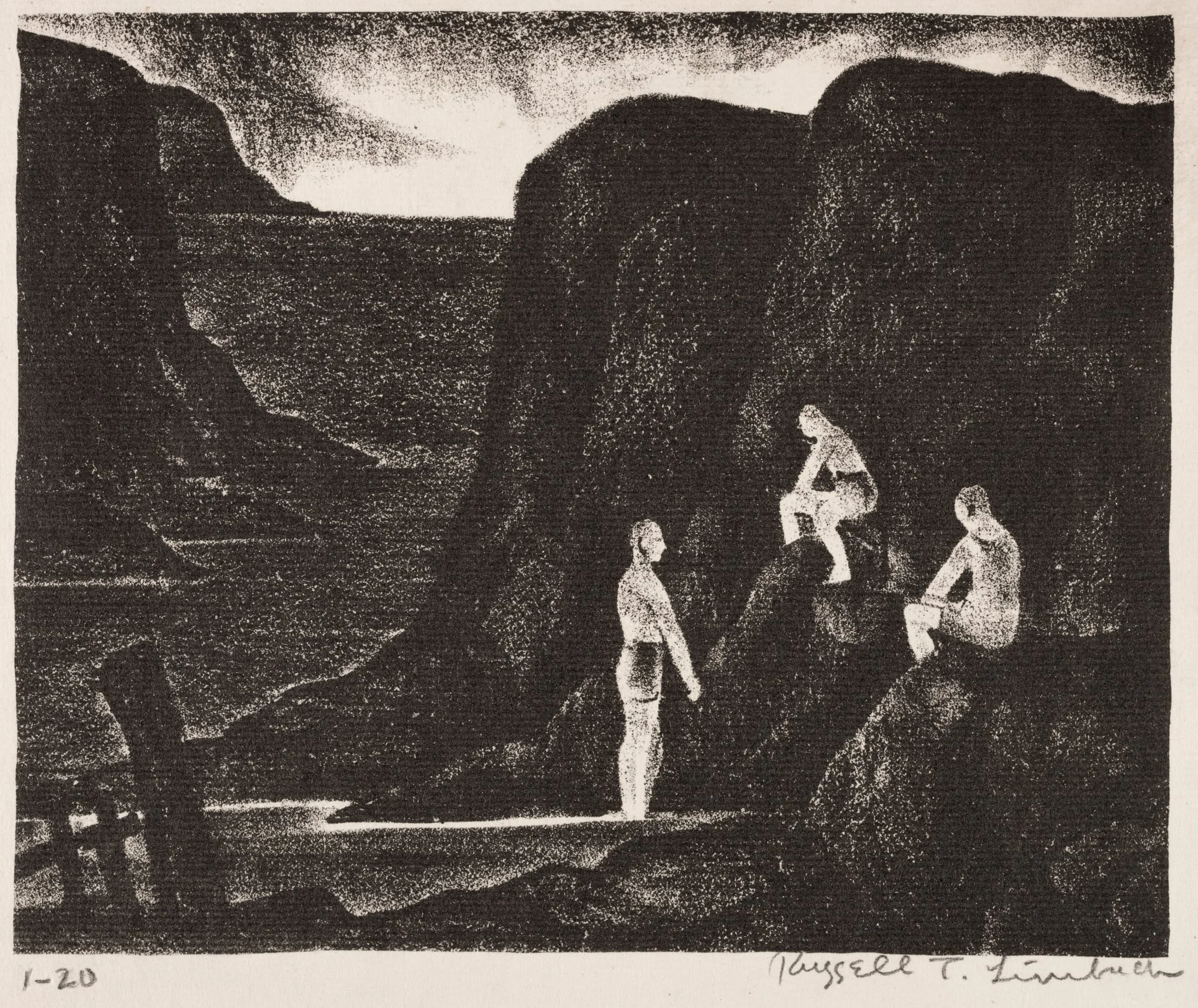 The Bathers, by Russell T. Limbach, 1927