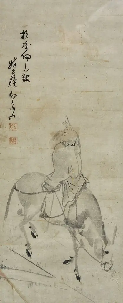Pan Lang on a Donkey