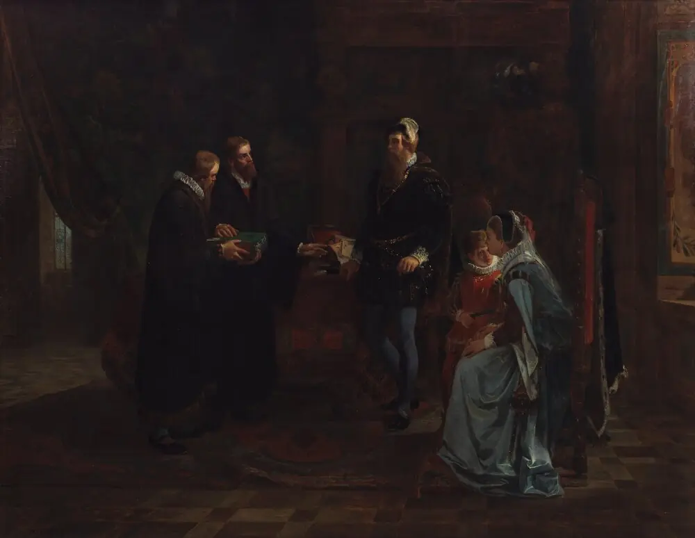 King Gustav Vasa of Sweden Receiving the Swedish Translation of the Bible