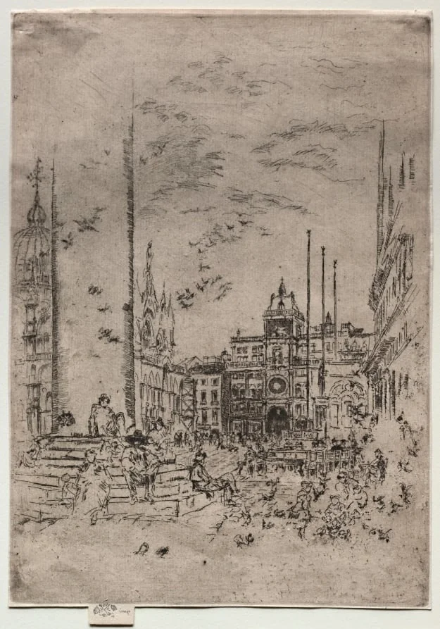 The Piazzetta, by James McNeill Whistler, 1880