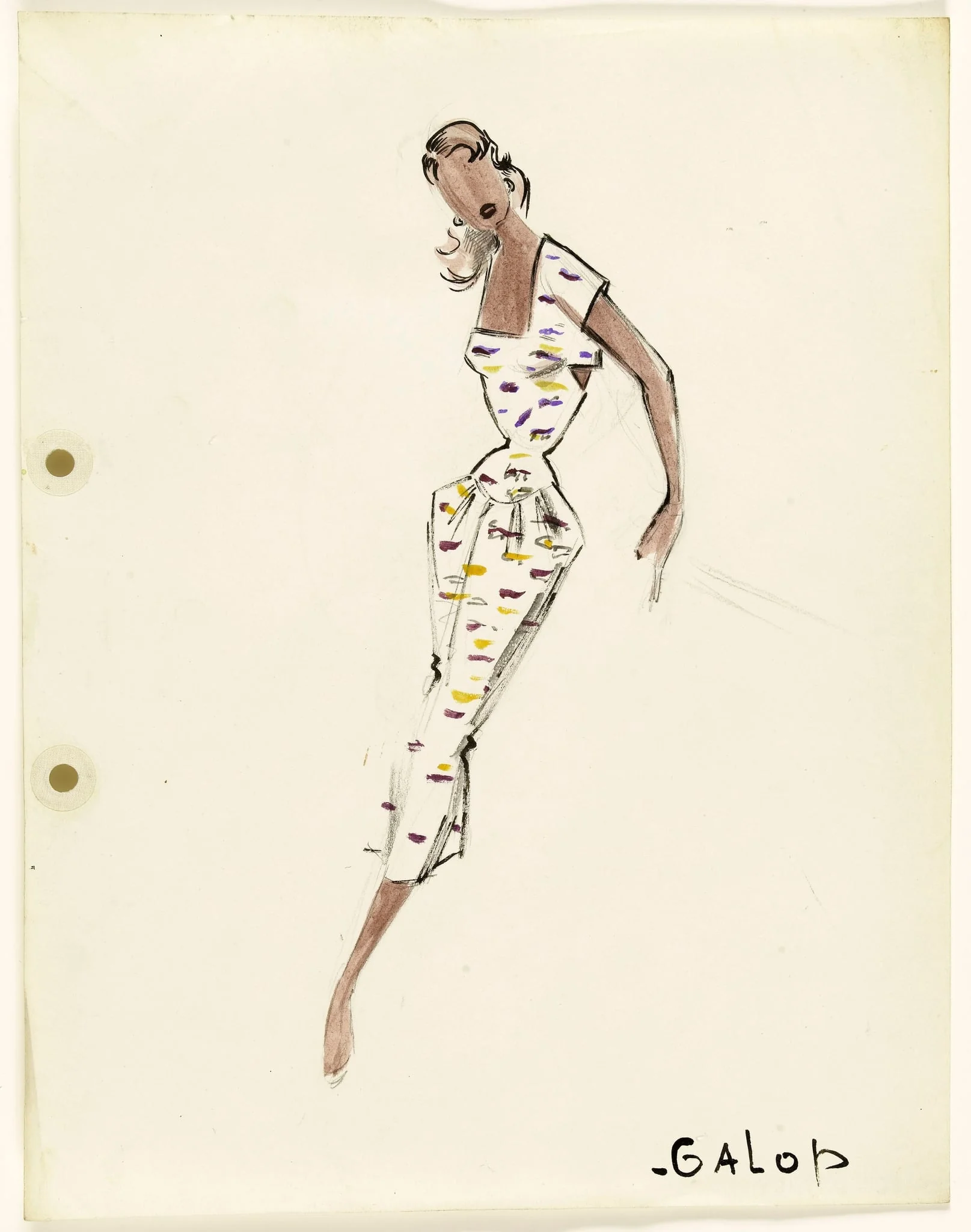 'Galop', by Marie-Louise Carven, 1951