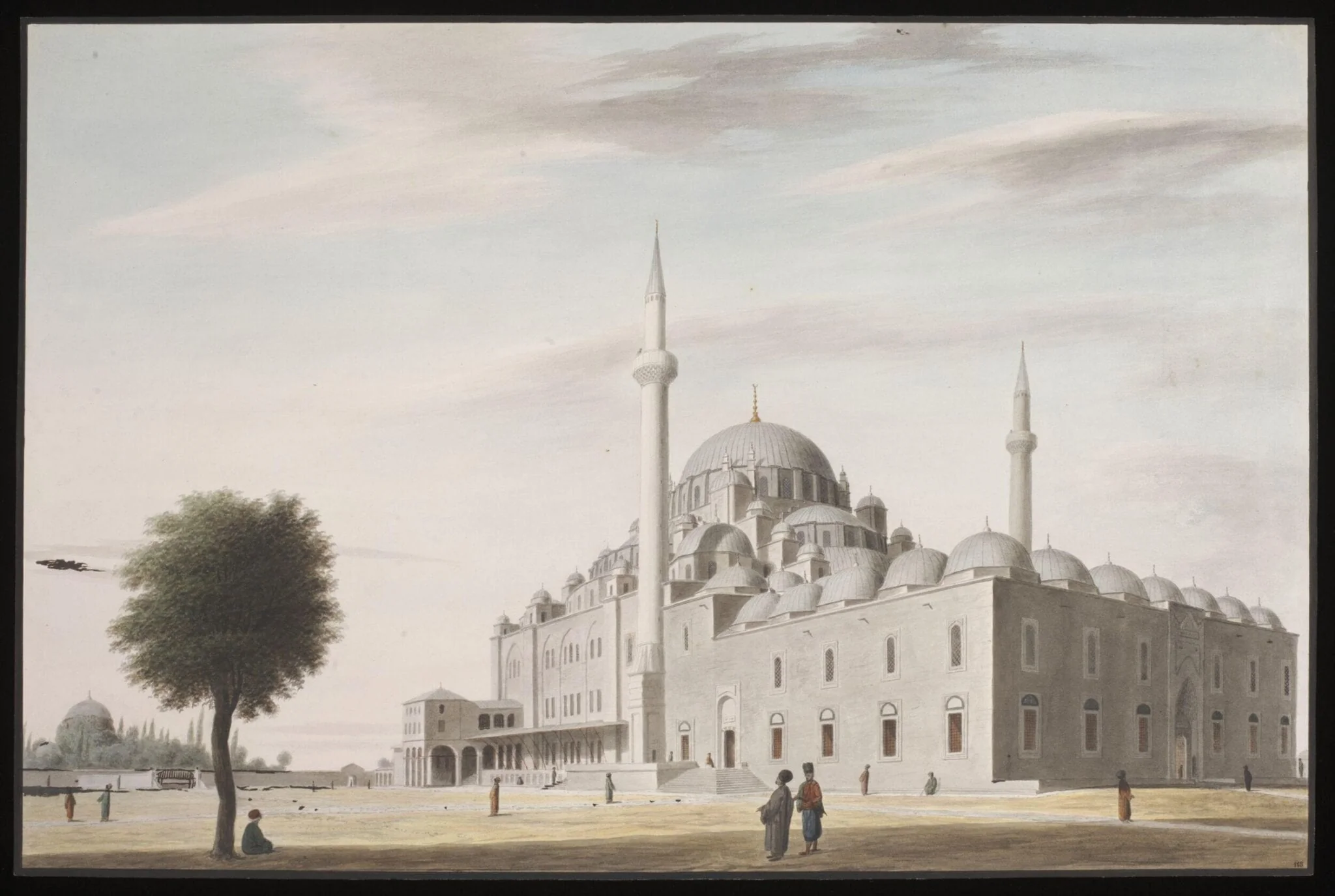 View of the Fatih Mehmet Camii