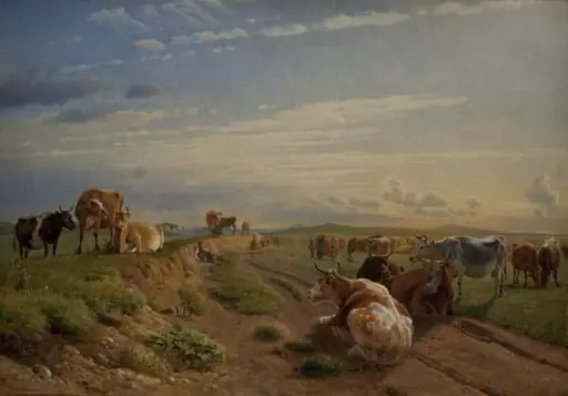 A Milking Place near Vognserup Manor, Zealand