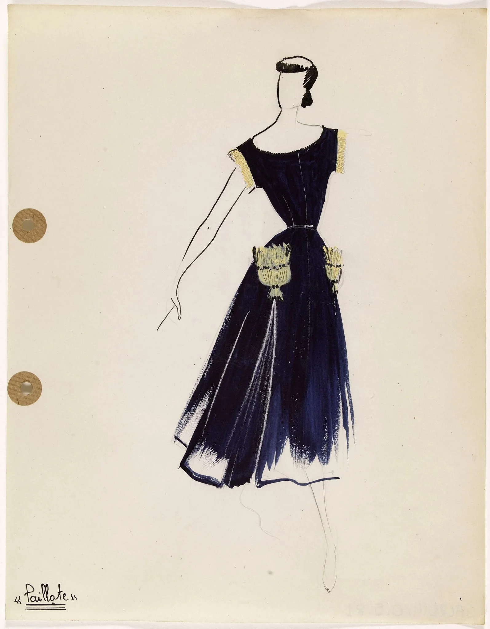 'Paillote', by Marie-Louise Carven, 1949