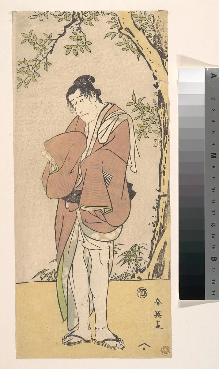三代目市川高麗蔵|The Actor Ichikawa Komazō III, by Katsukawa Shun'ei 勝川春英, ink, 1791