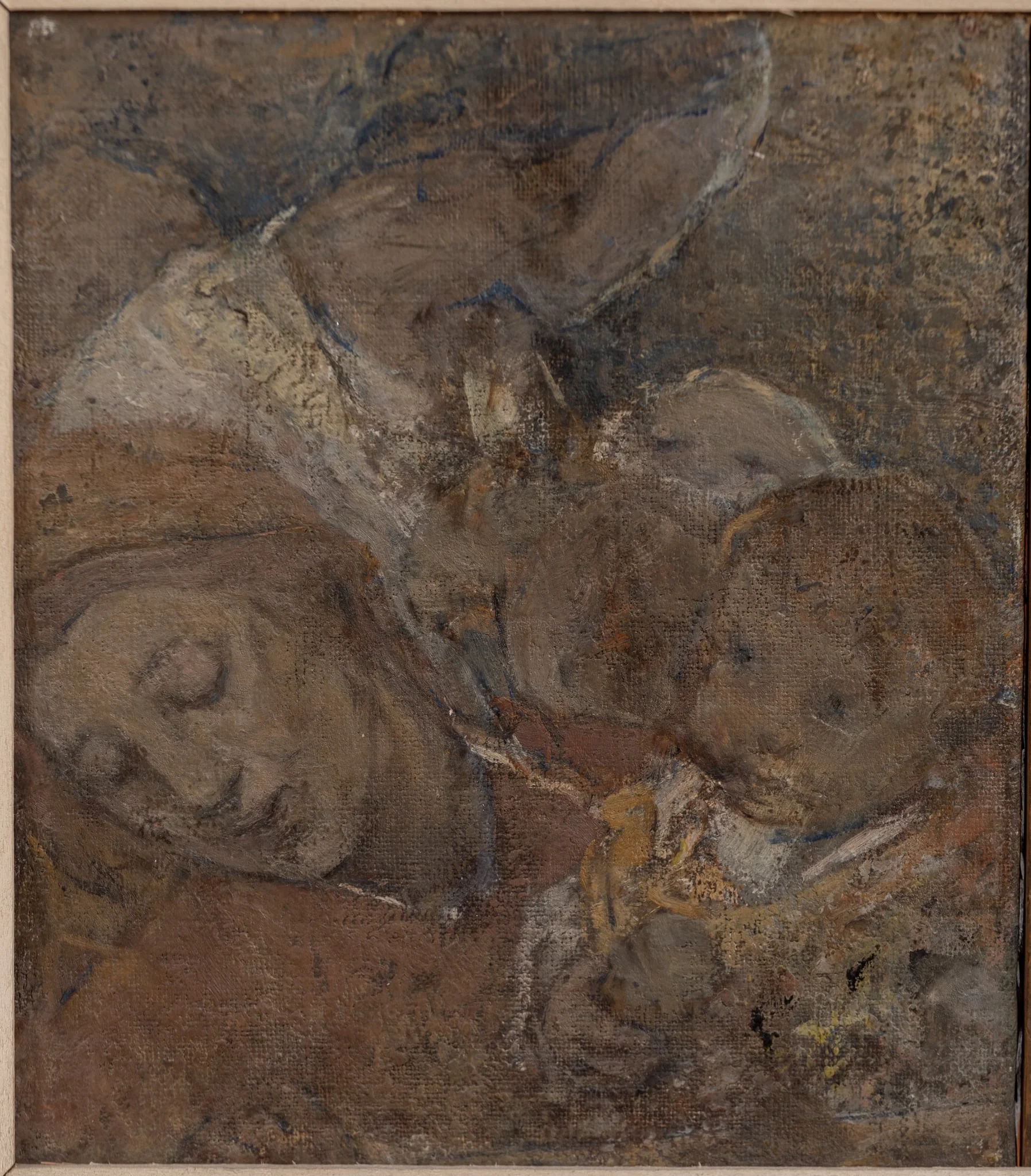 Sătui și flămânzi - Diptic, by Gheorghe Popovici, unspecified, 1850