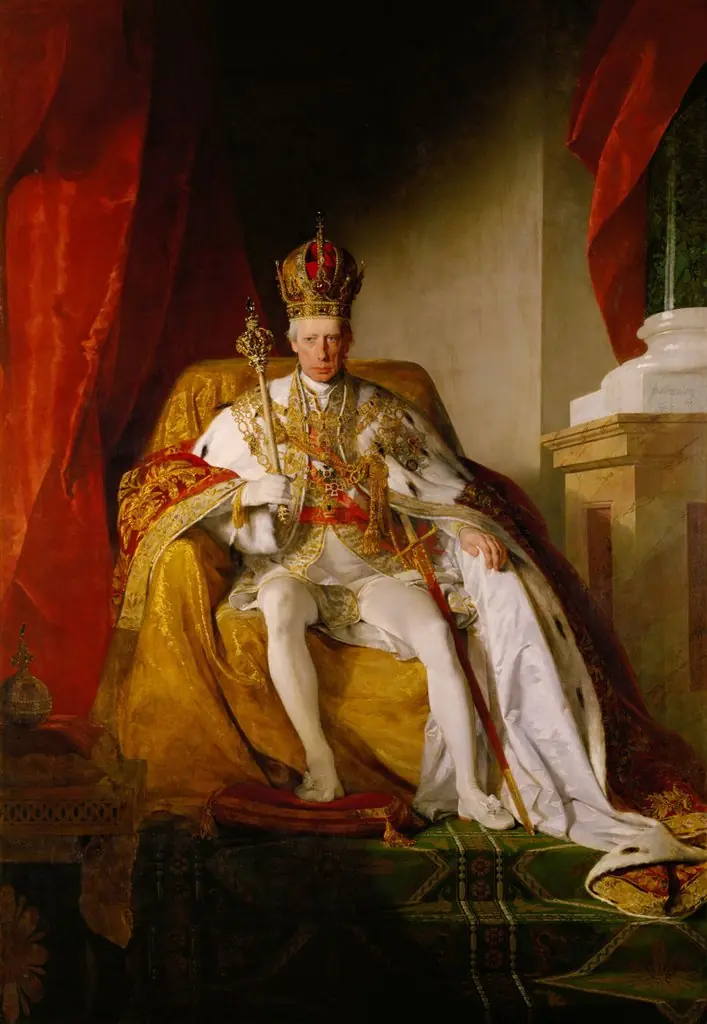 Emperor Franz I of Austria in the Austrian imperial dress