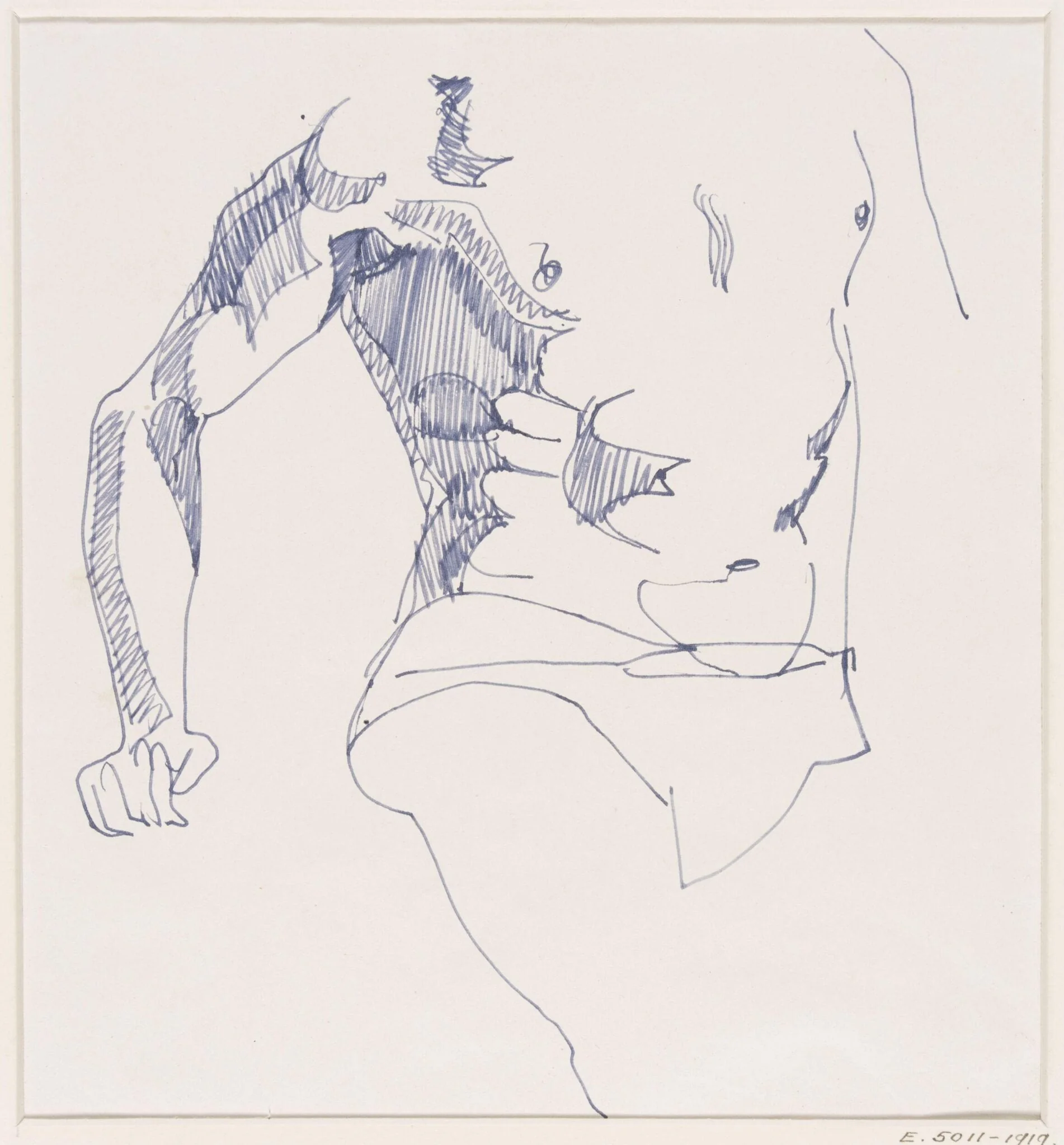Torso and right arm