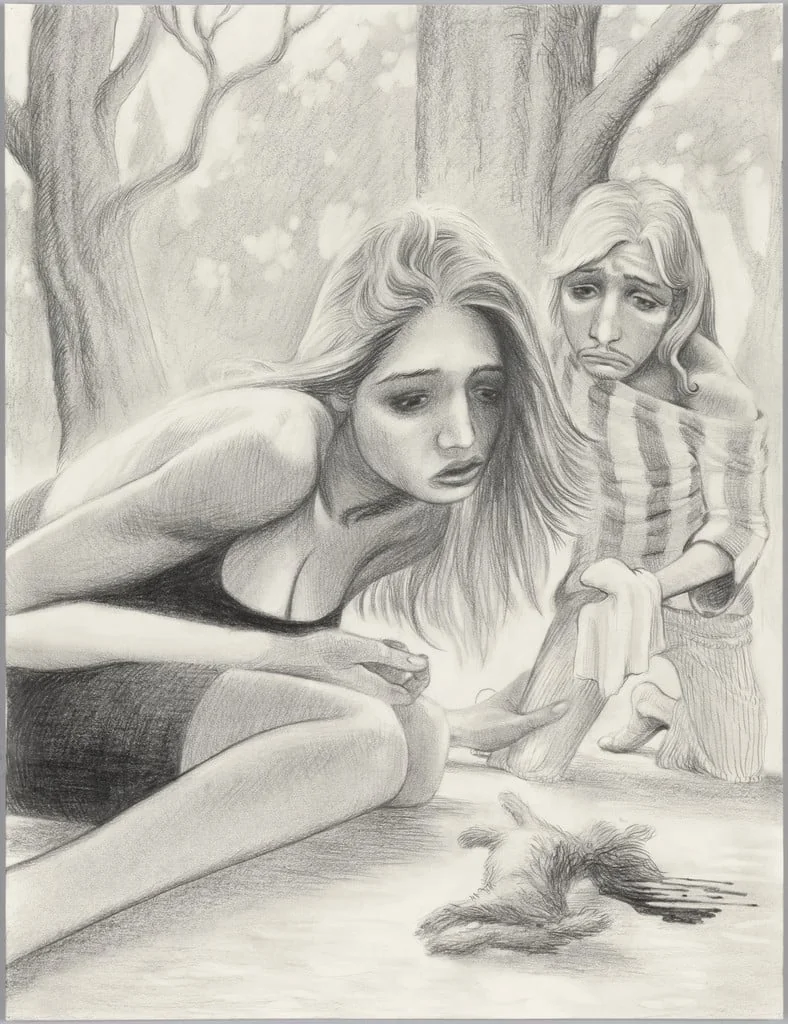 Untitled, by Sam Salisbury, graphite, 2003