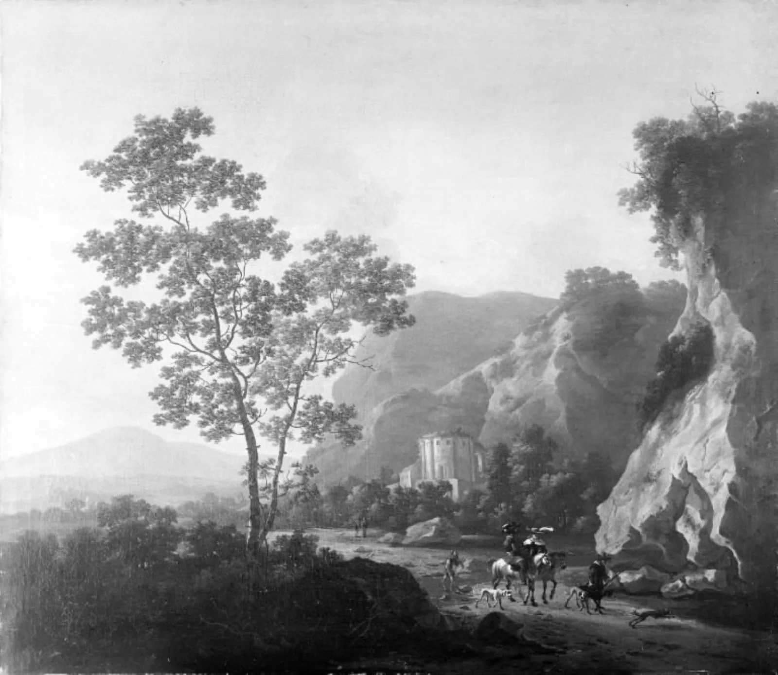 Southern Landscape, by Unknown, unspecified, 1750