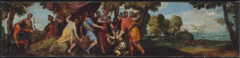 Atalanta Receiving the Boar's Head from Meleager, by Paolo Veronese, oil, 1568