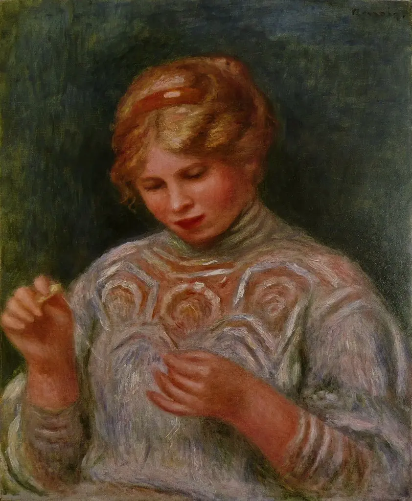 Girl Tatting