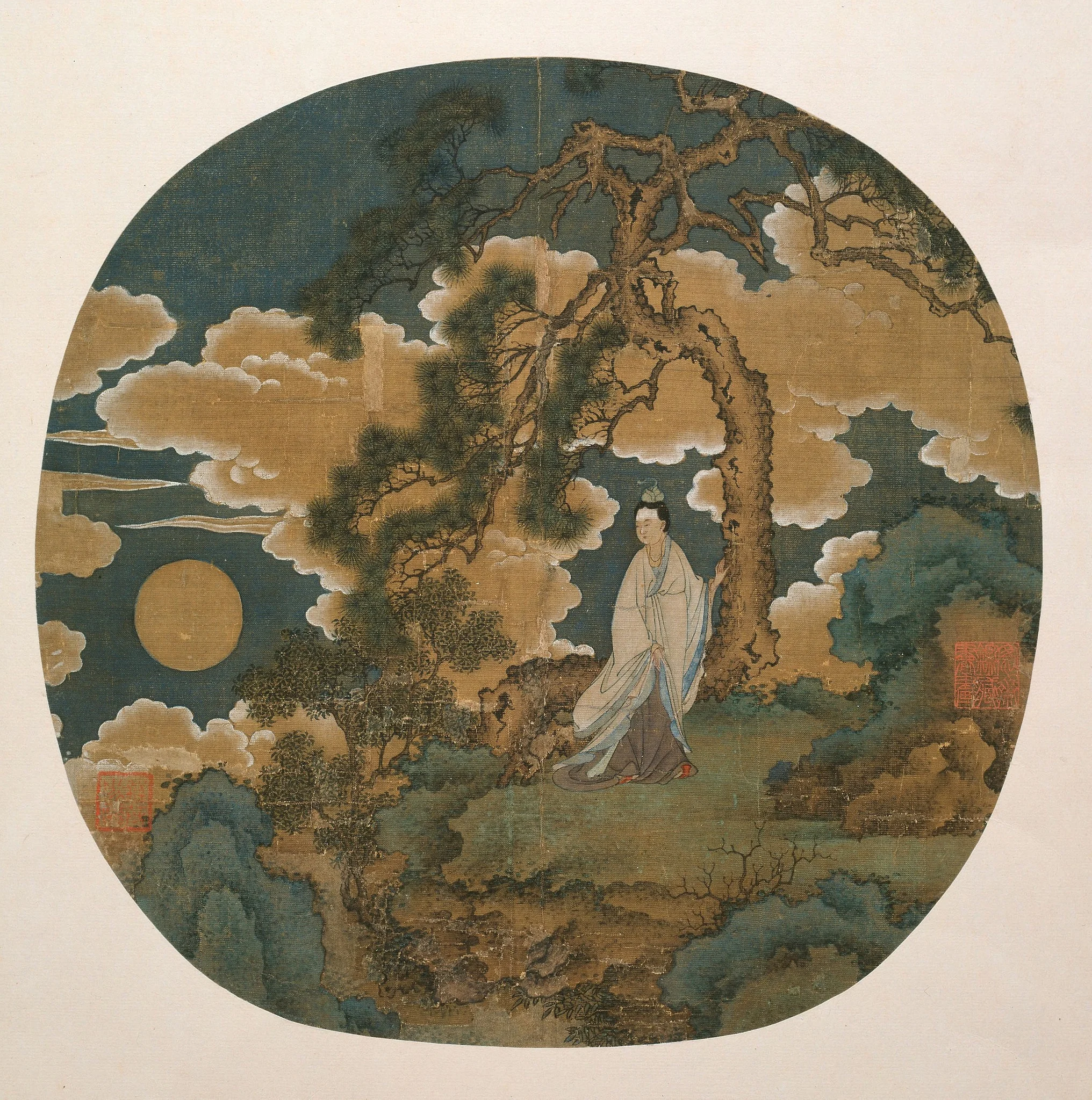 Chang E, The Moon Goddess, by Unknown, unspecified, 1398