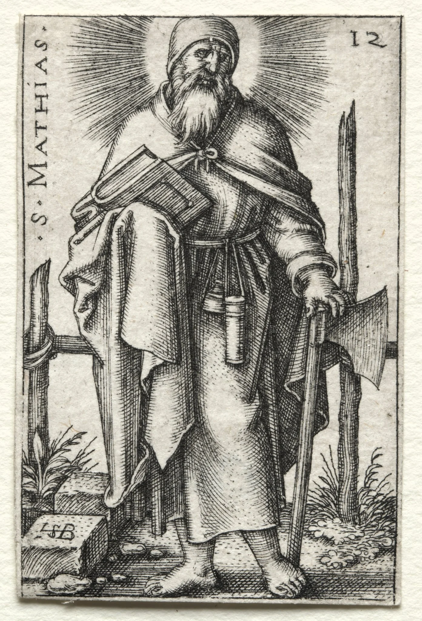 St. Matthew, by Sebald Beham, 1546