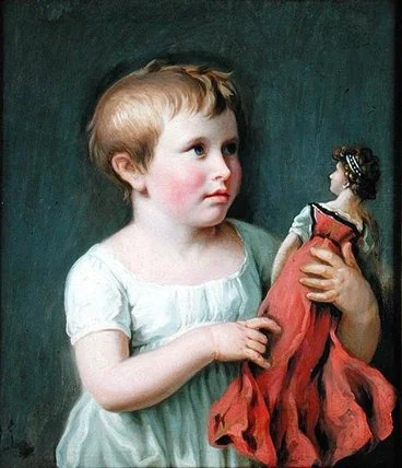 Child portrait of Cornelia Wilhelmine Amsinck, by Johann Heinrich Wilhelm Tischbein, unspecified, 1805