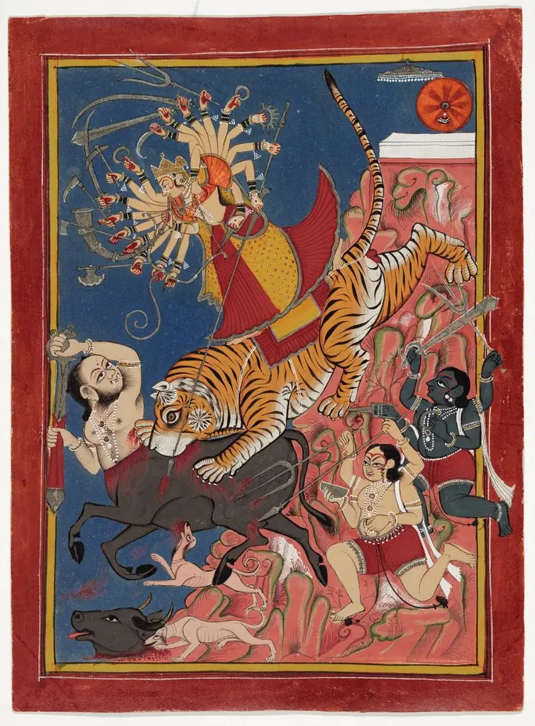 Durga Killing the Buffalo Demon