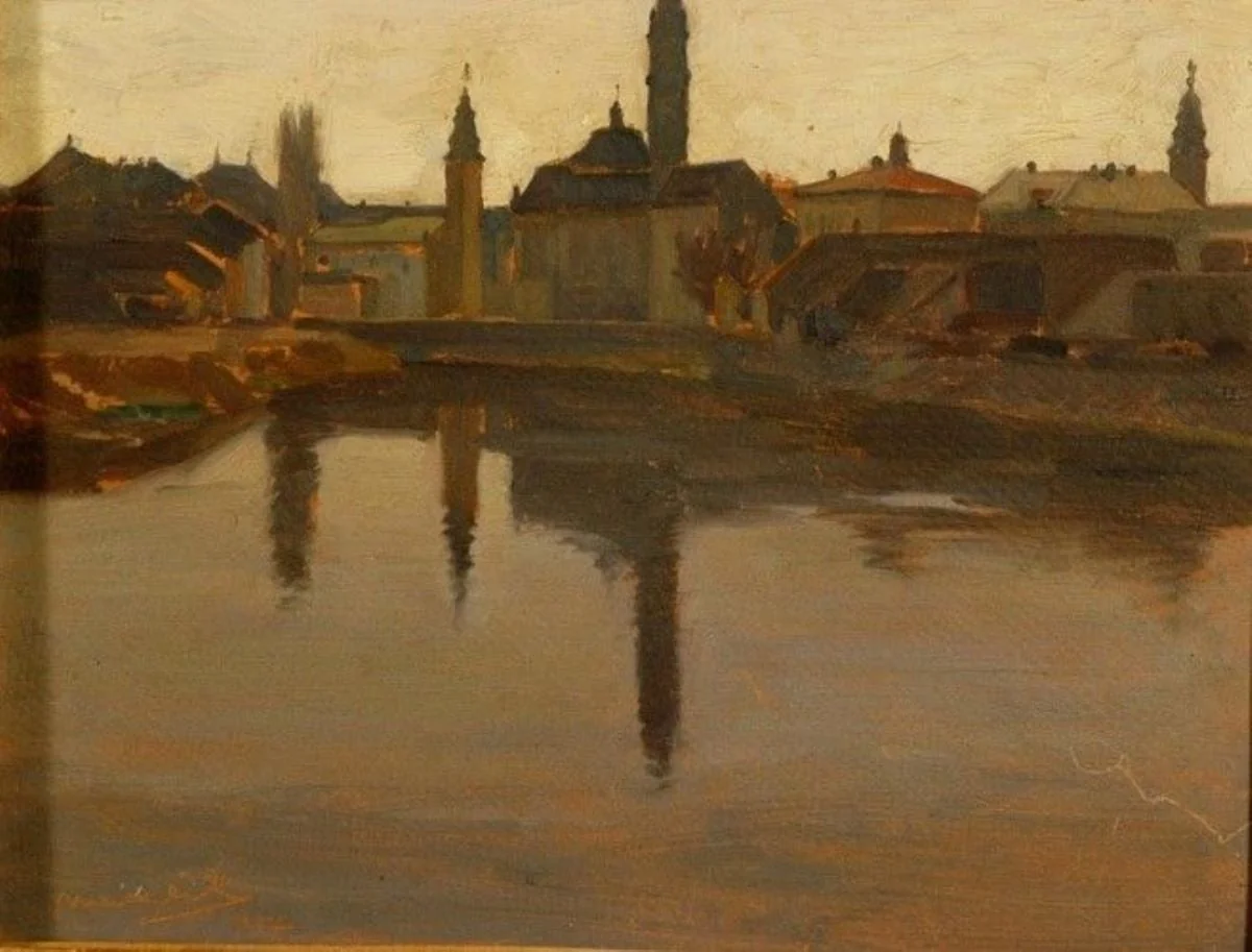 Contrejour (Apus de soare la Oradea)