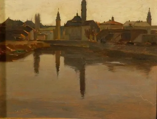 Contrejour (Apus de soare la Oradea)