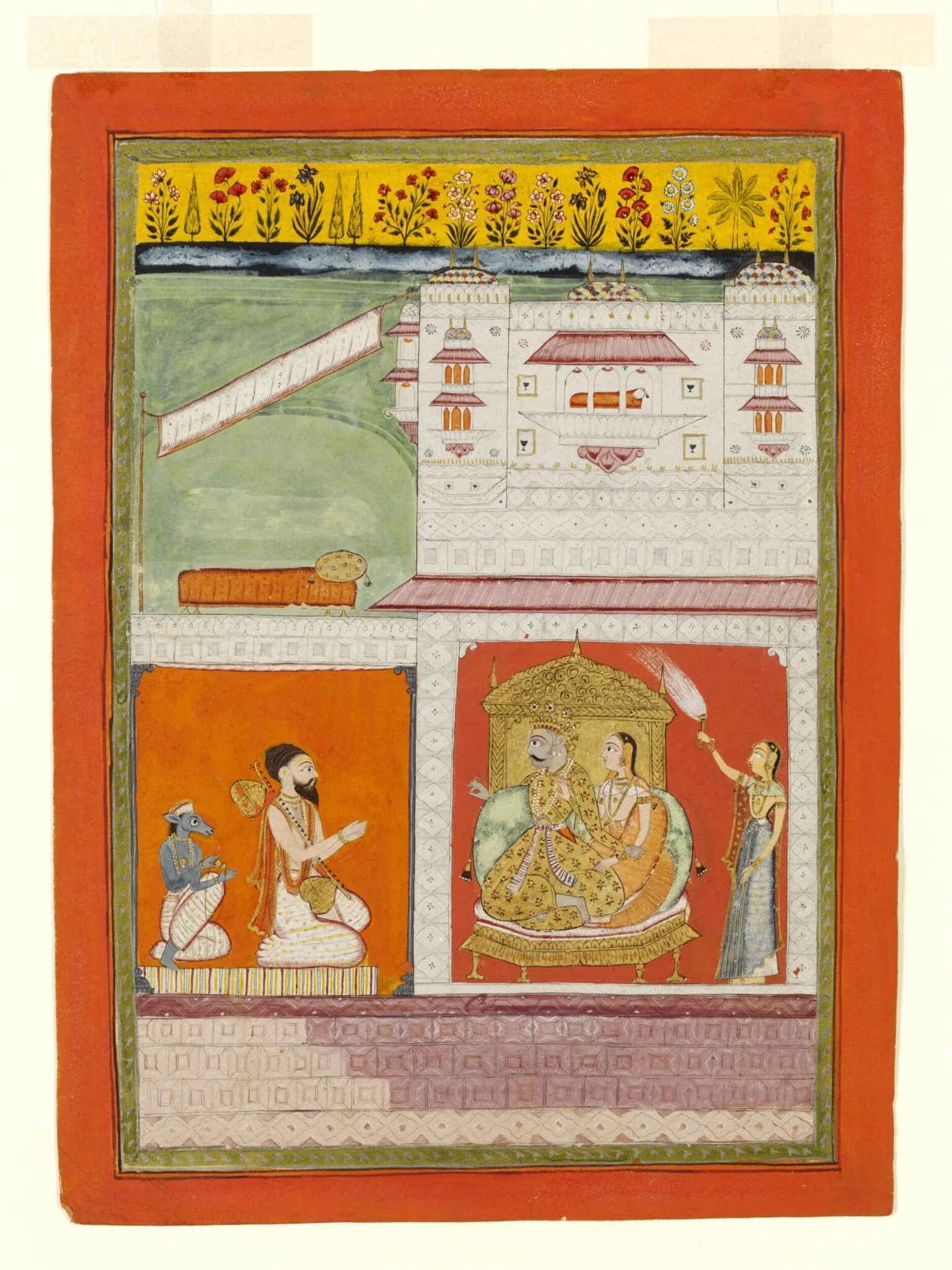 Sri Raga, by Unknown, paint, 1680