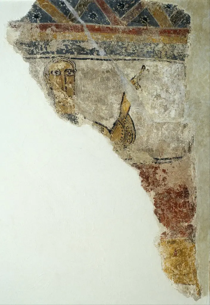 Remains of a figure from Santa Maria de Taüll
