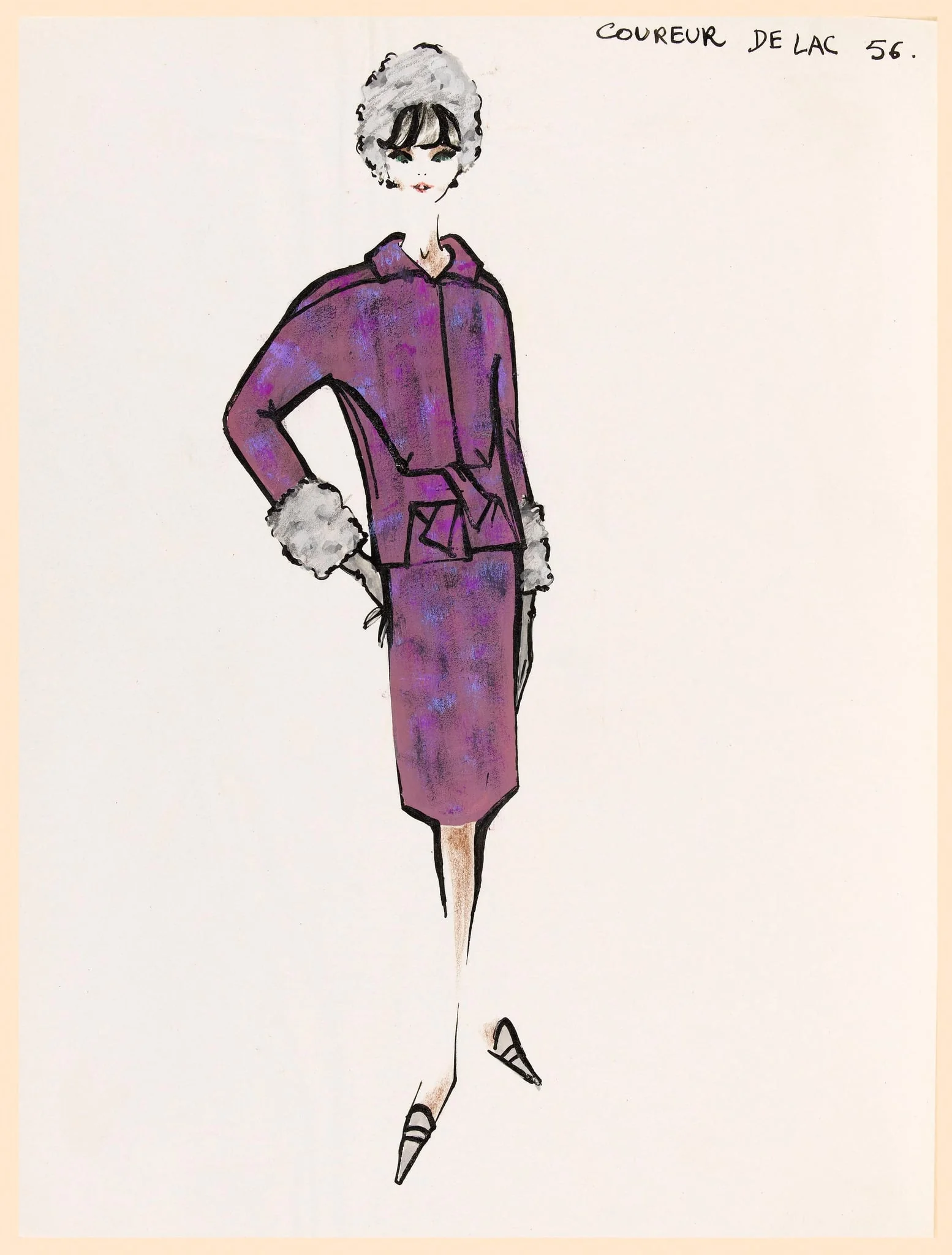 Coureur de lac, by Carven, 1962