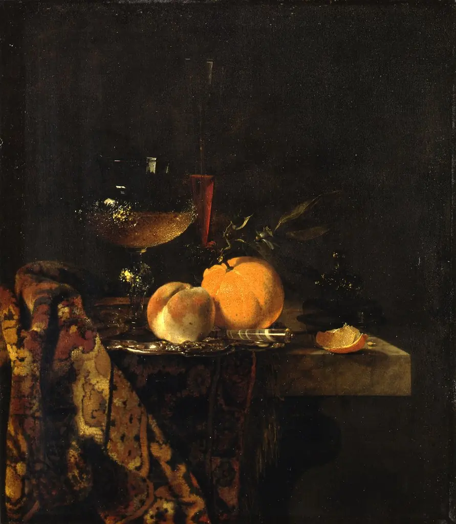 Still-Life with Glass Goblet and Fruit