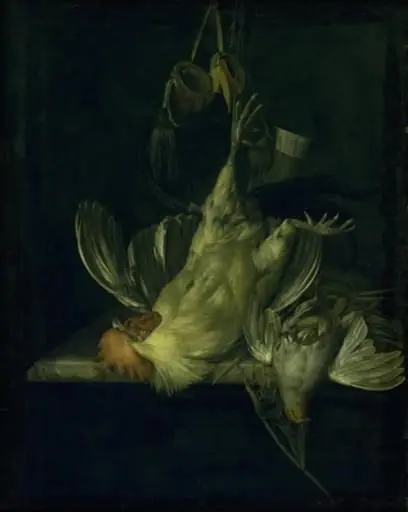A Dead White Cock