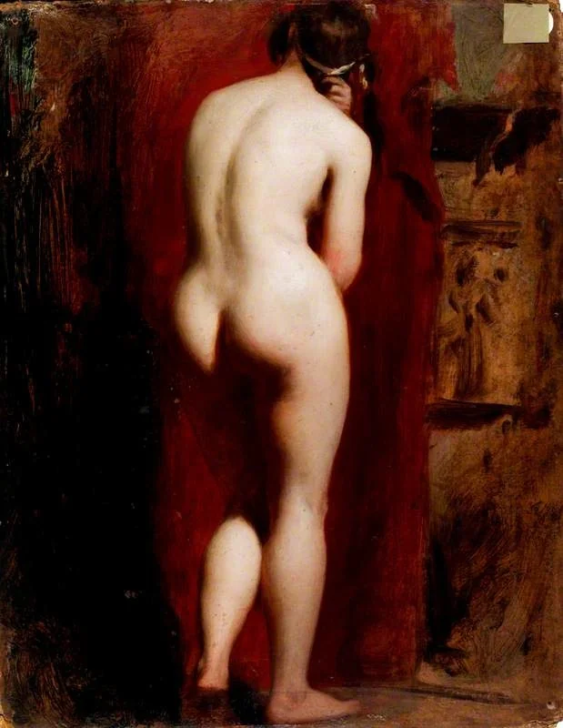Female Life Study, by William Edward Frost, unspecified, 1843