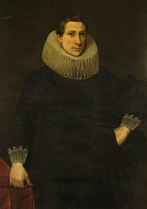 Portrait of a man, by Unknown, oil, 1625