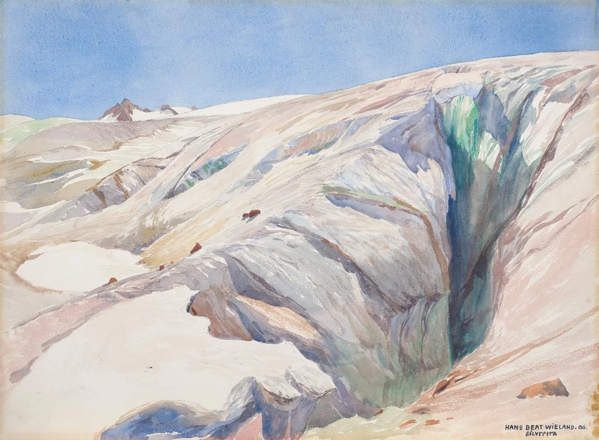 Silvrettagletscher, by Hans Beat Wieland, unspecified, 1906