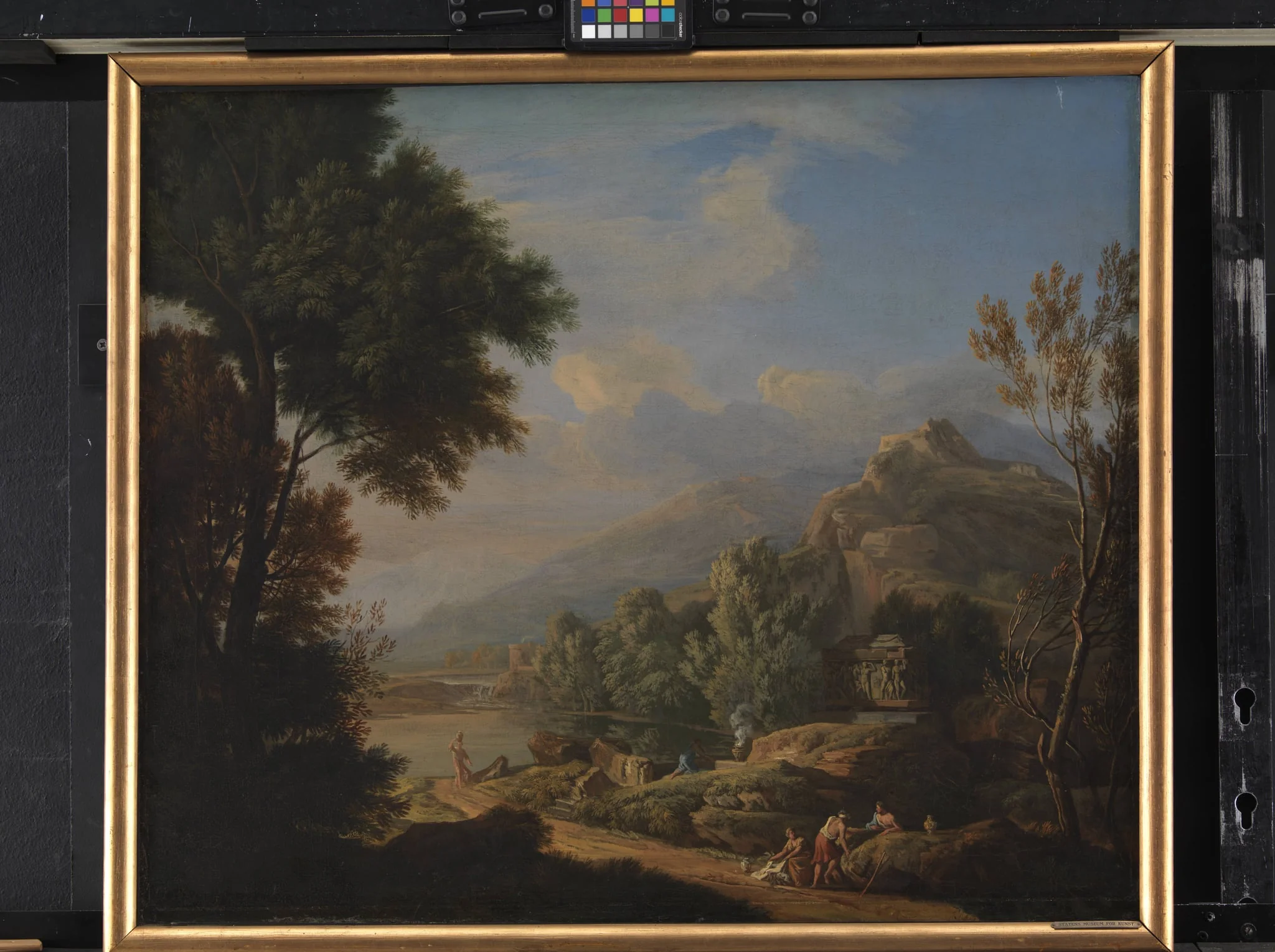 Arcadian Landscape, by Unknown, unspecified, 1724