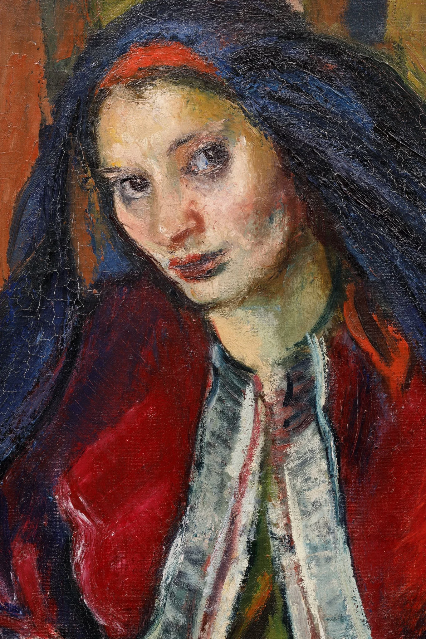 Tătăroaică cu mărgele, by Iosif Iser, unspecified, 1941