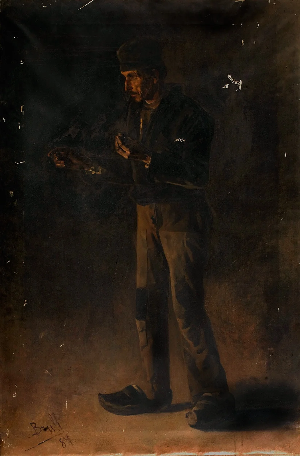 L'oncle Joan, by Joan Brull Vinyoles, oil, 1895