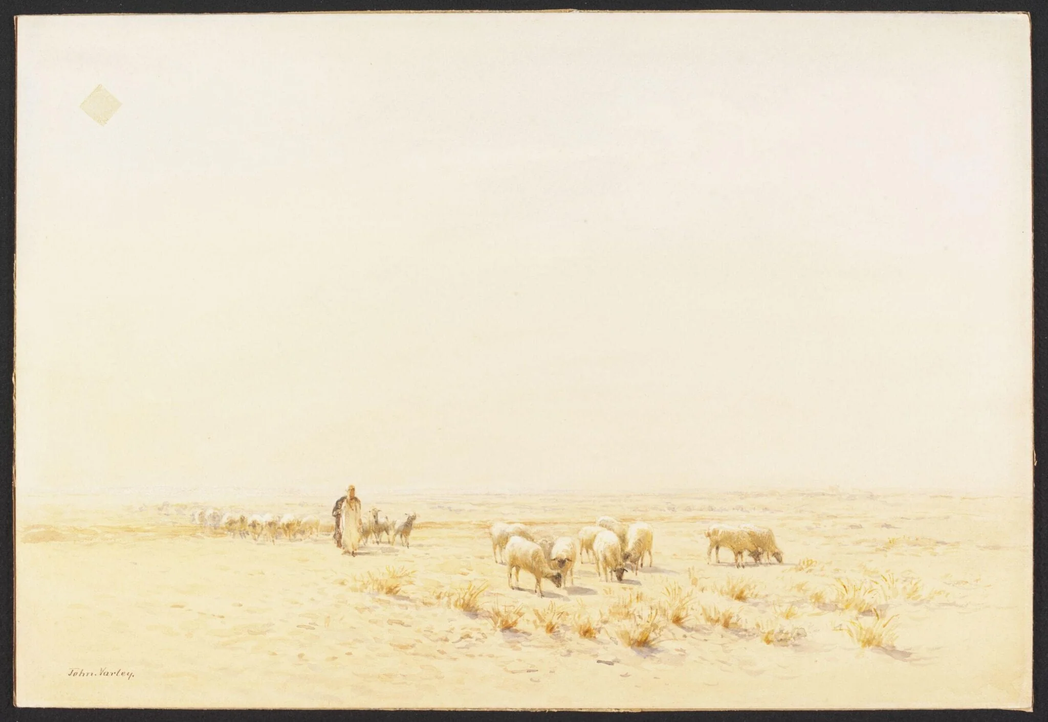 Morning, by John Varley, watercolor, 1865