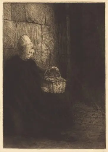 Peasant Woman of Boulogne (Paysanne des environs de Boulogne dite La femme au panier)