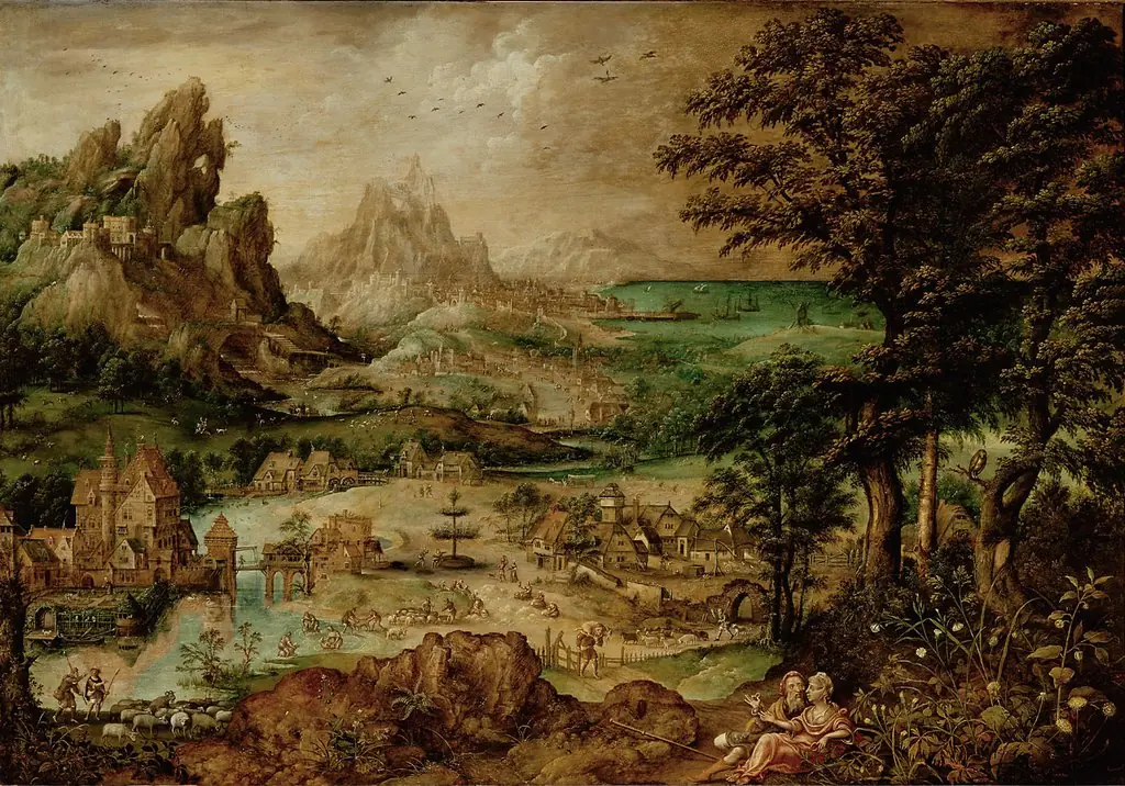 Landscape with Judah and Thamar